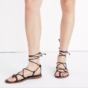 Madewell Boardwalk Lace Up Sandal 9
